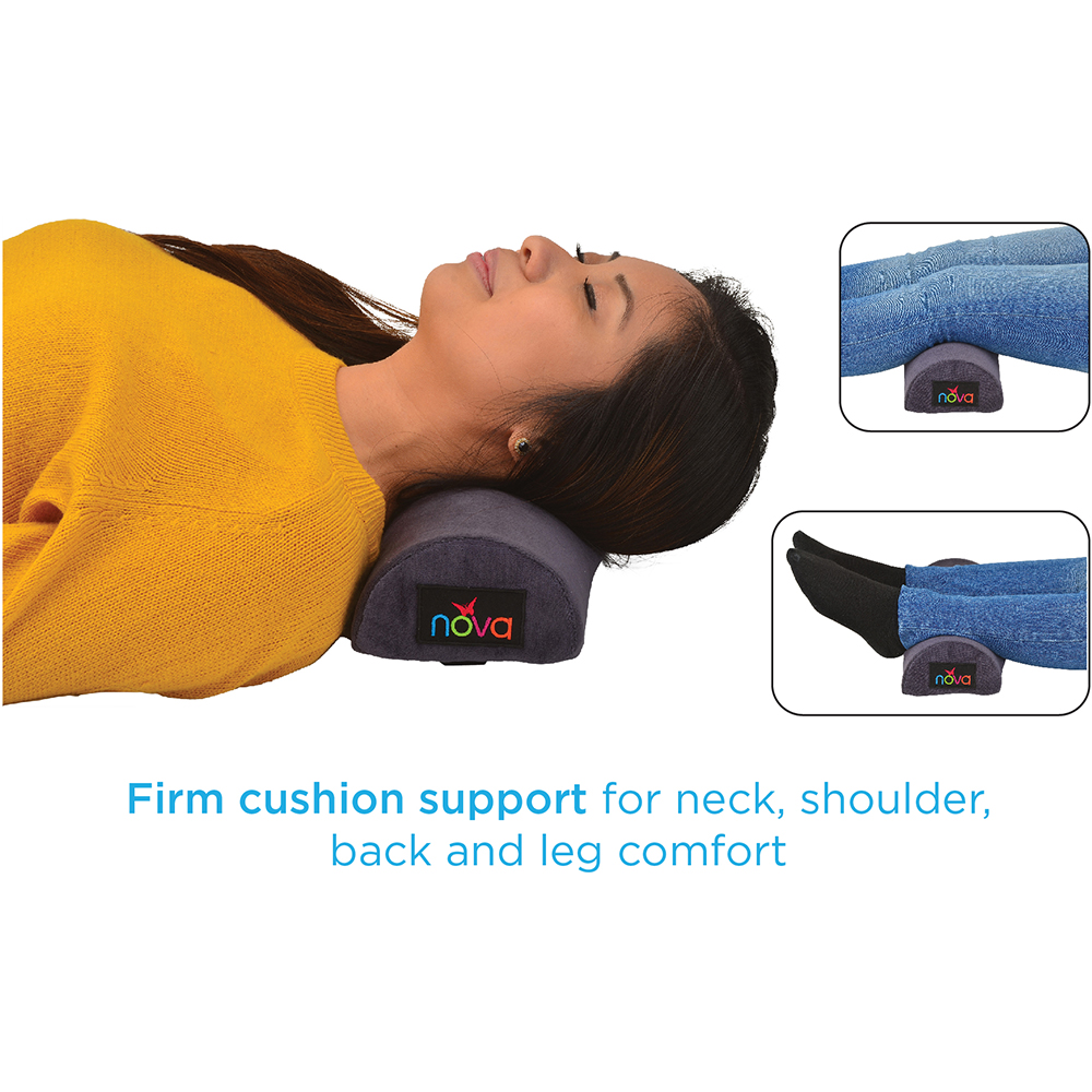 HALF ROLL PILLOW MEMORY FOAM